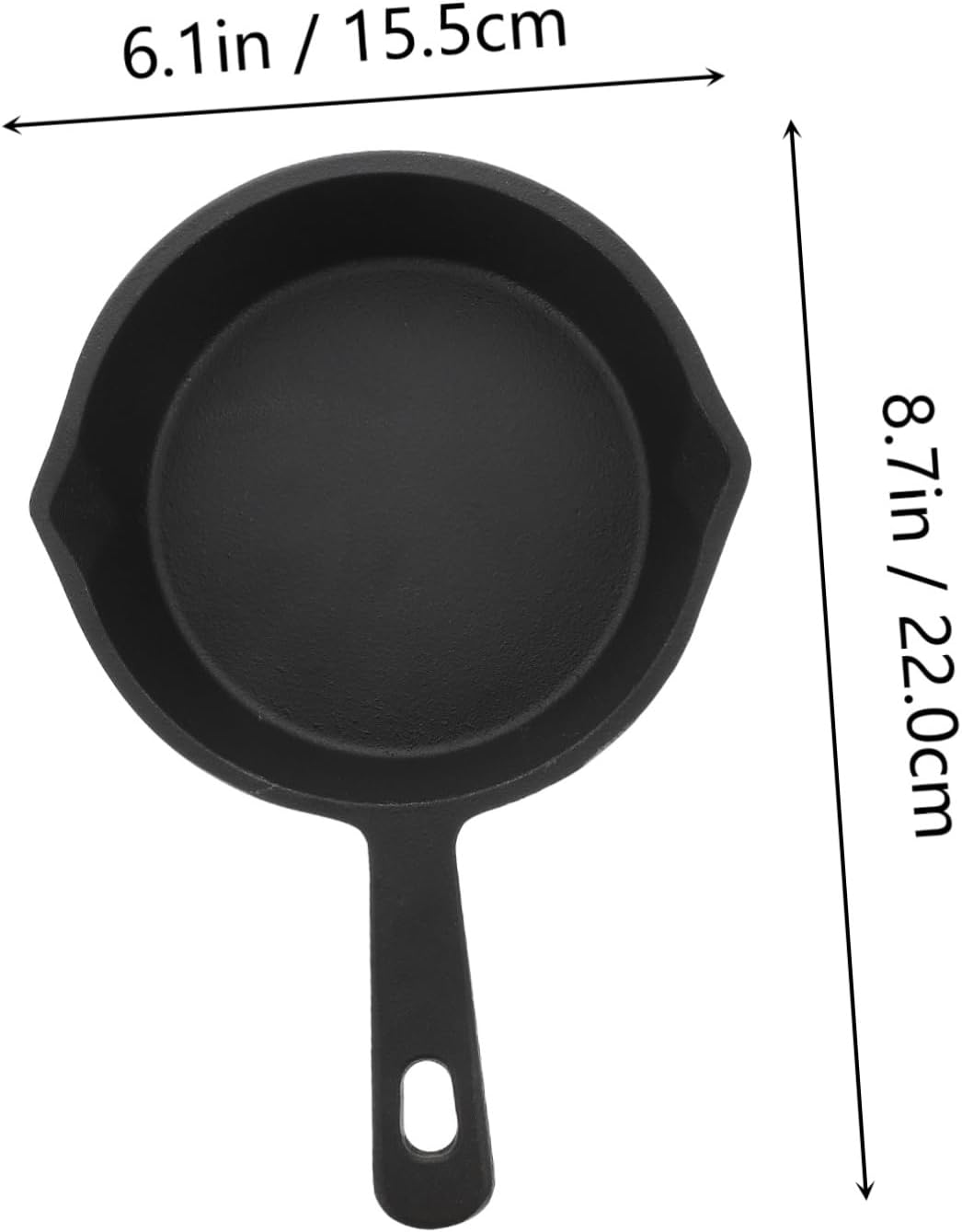 Nonstick Pancake Pan Cast Iron Square Mini Frying Pan for Omelets Sandwiches Pancakes Gas Induction Cooker Friendly