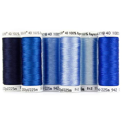 Sulky Of America MJ Kinman Birthstone Series Rayon 942 pack 6 hilos miniatura 2