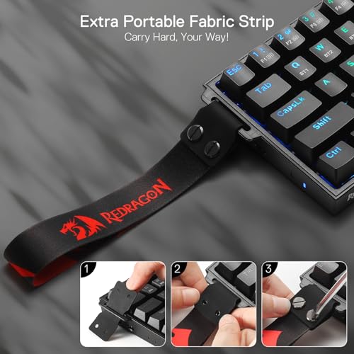 Image of Redragon K631 PRO 65% 3-Mode Wireless RGB Gaming Keyboard, 68 Keys Hot-Swappable Compact Mechanical Keyboard w /Hot-Swap Free-Mod PCB Socket & Portable Strap, Custom Dragon Chant Linear Switch
