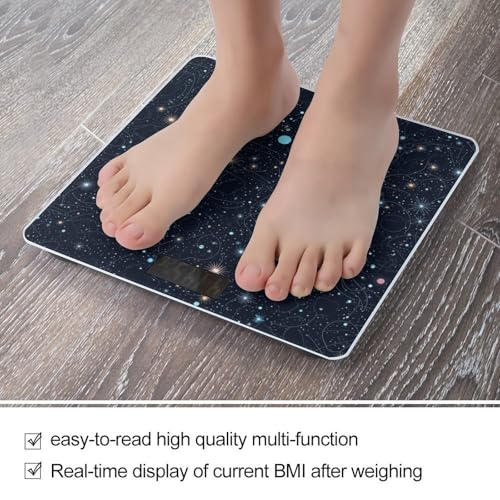 Báscula inteligente digital para baño con pantalla LCD miniatura 5