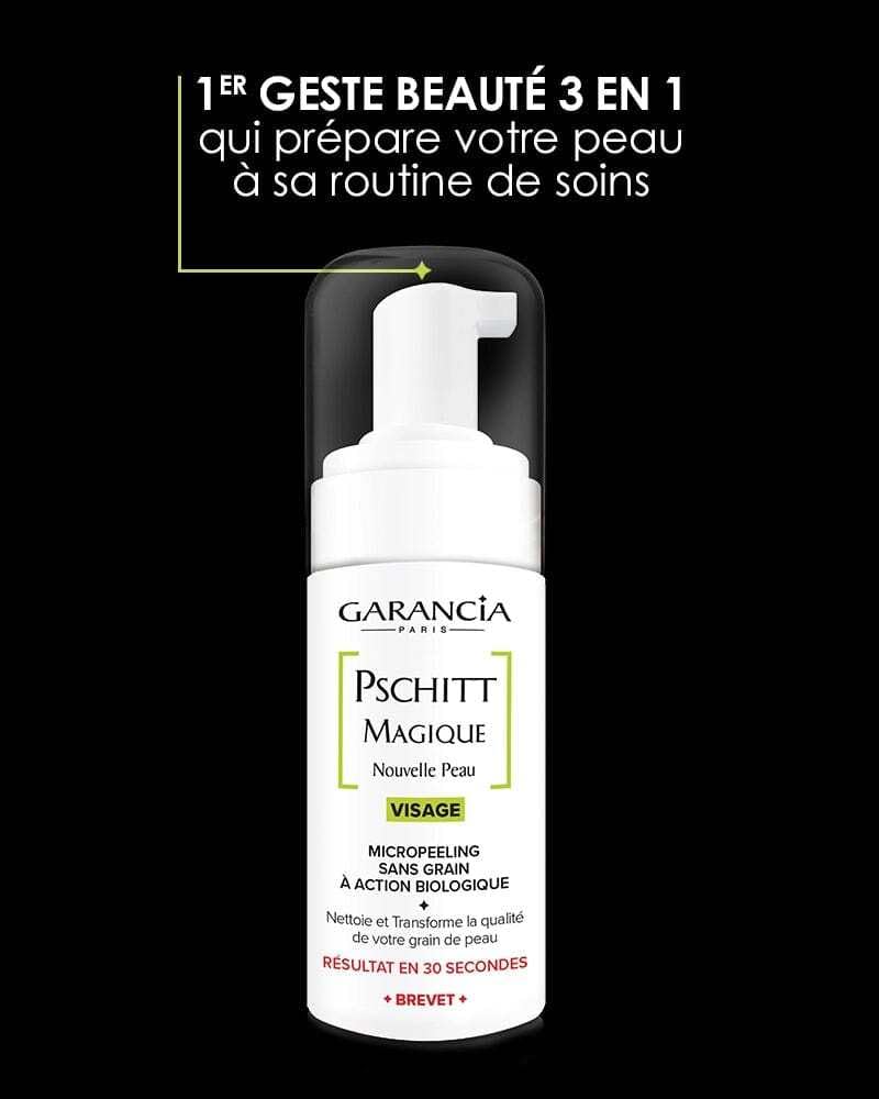 Garancia - [ PSCHITT MAGIQUE Nouvelle Peau ] VISAGE-Micropeeling sans grain ni acide de fruit, à action biologique 100ml