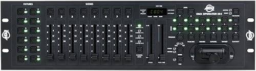 ADJ Products, Operador DMX-384, 384 canales DMX 512 con 12 programas de persecución y 8 faders