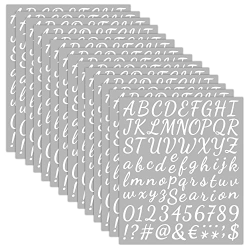 Selbstklebende Buchstaben Aufkleber Aus Vinyl - Wetterfestes Alphabet Für Kreative Beschriftungen