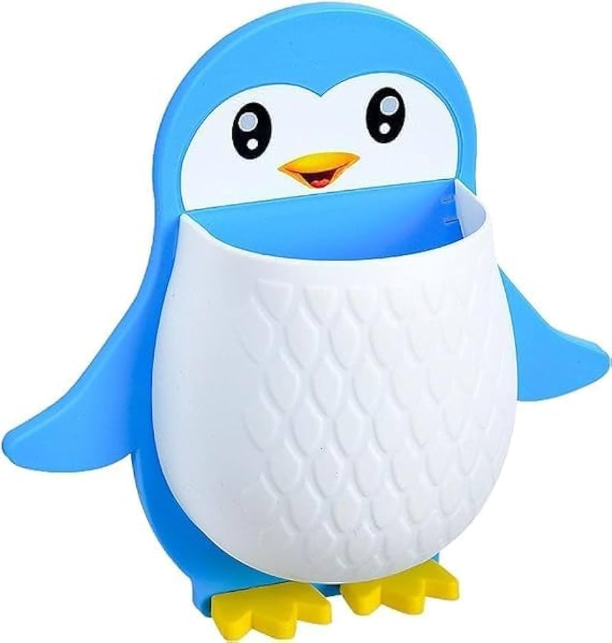 Penguin Wall Mounted Holder, Self Adhesive Charging Stand, Mobile,Remote and Accessories Organizer |Comb Holder for Wall || Home, Kids Room & Office||(1 Piece,Multicolor)-image-34
