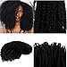 Produktbild Haarverlängerung / Haarverlängerung, gedreht, gedreht, für Marley, Afro, geflochten, 1B