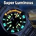 Imagen de BERNY Reloj Automático Hombres Relojes De Buceo 200M Reloj De Pulsera Cristal De Zafiro Banda De Acero Inoxidable Super Luminoso Relojes Masculinos