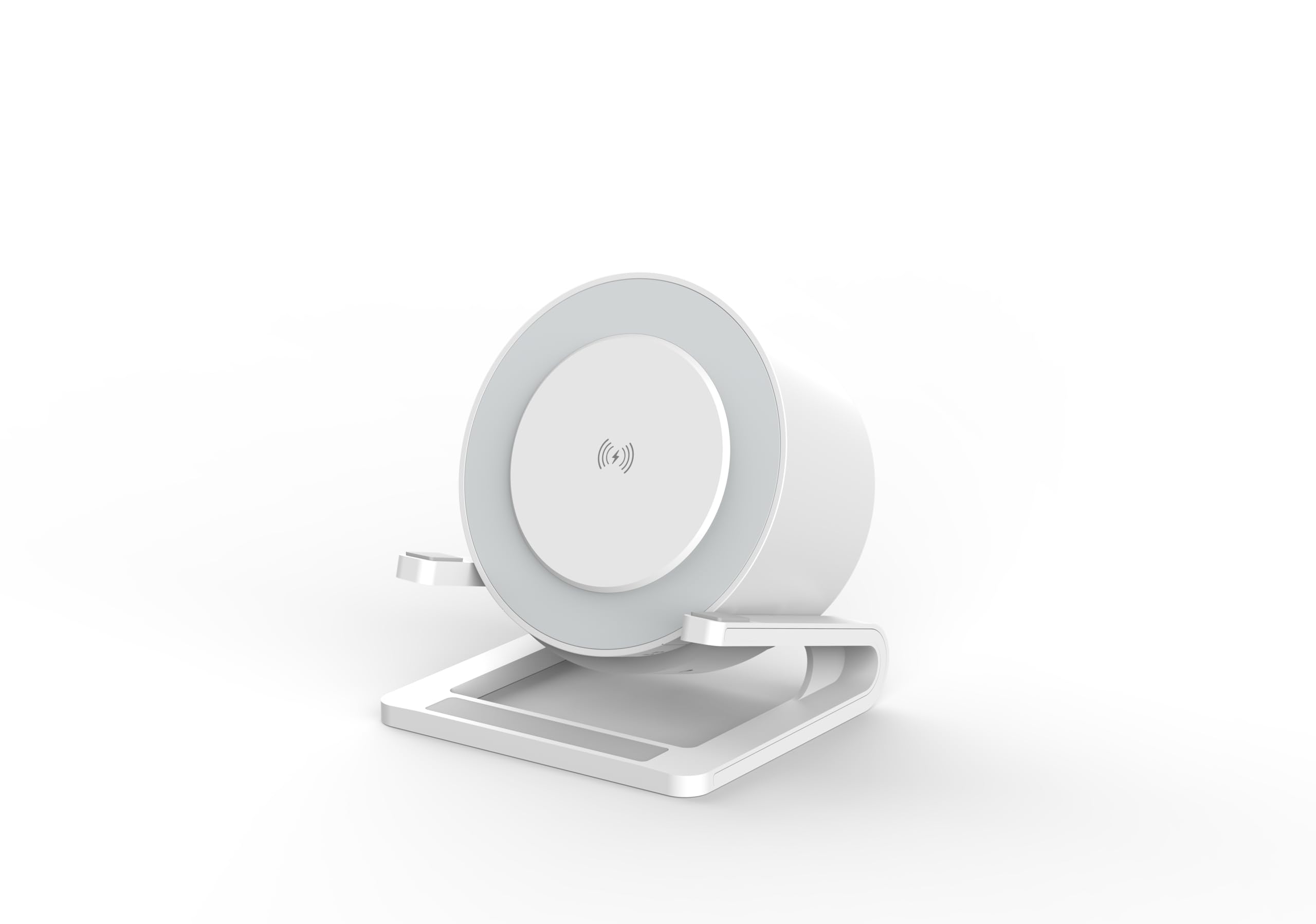 Devia IM-3 Bluetooth-Lautsprecher mit Wireless Charger 15W – Weiß