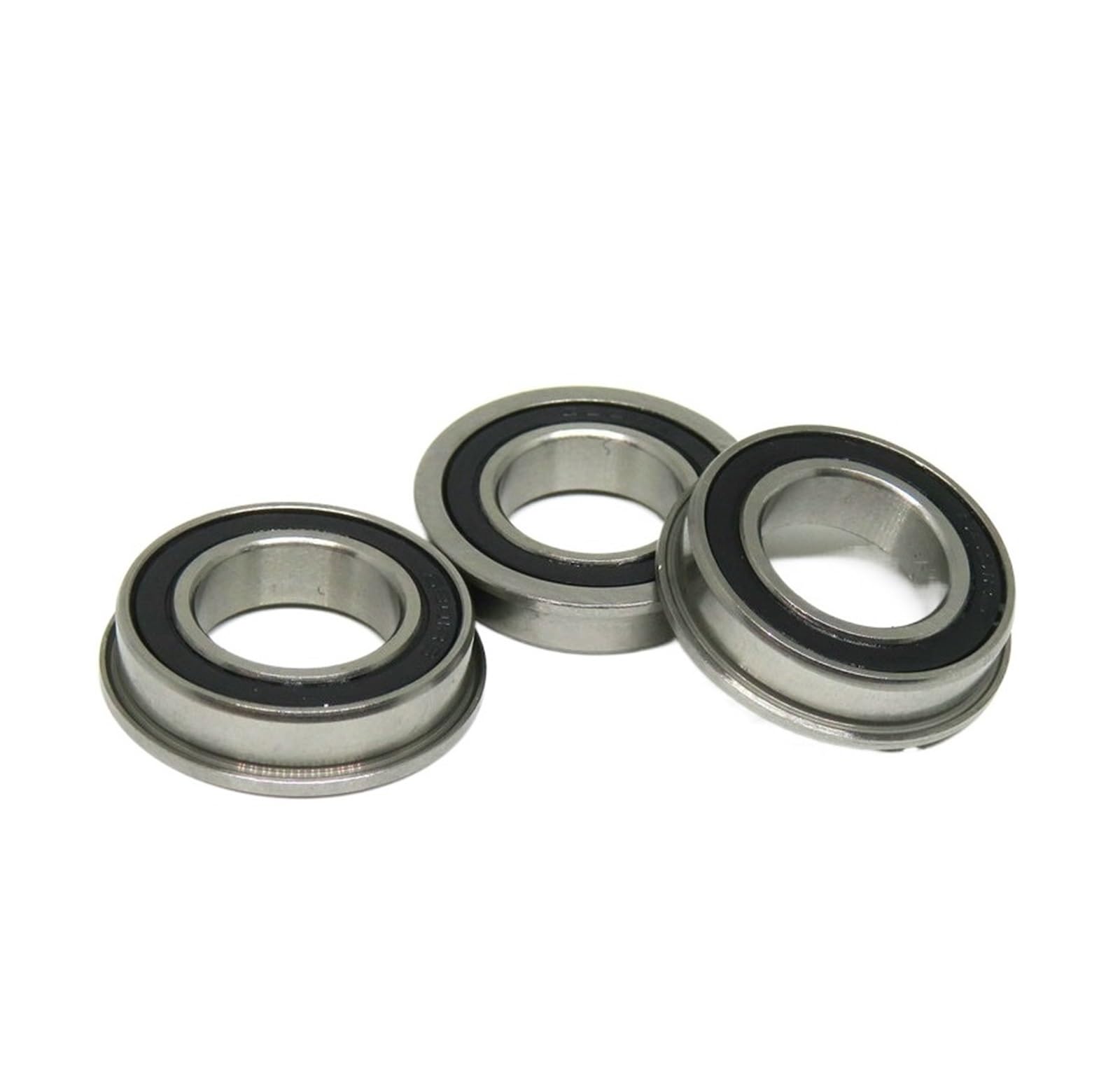 HYUJNAFZR Bimetal Seal Shield Micro deep Groove Bearing 5pcs F6801-2RS 12x21x5mm Flange Bearing Deep Groove Ball Bearing Miniature Flanged Bearing