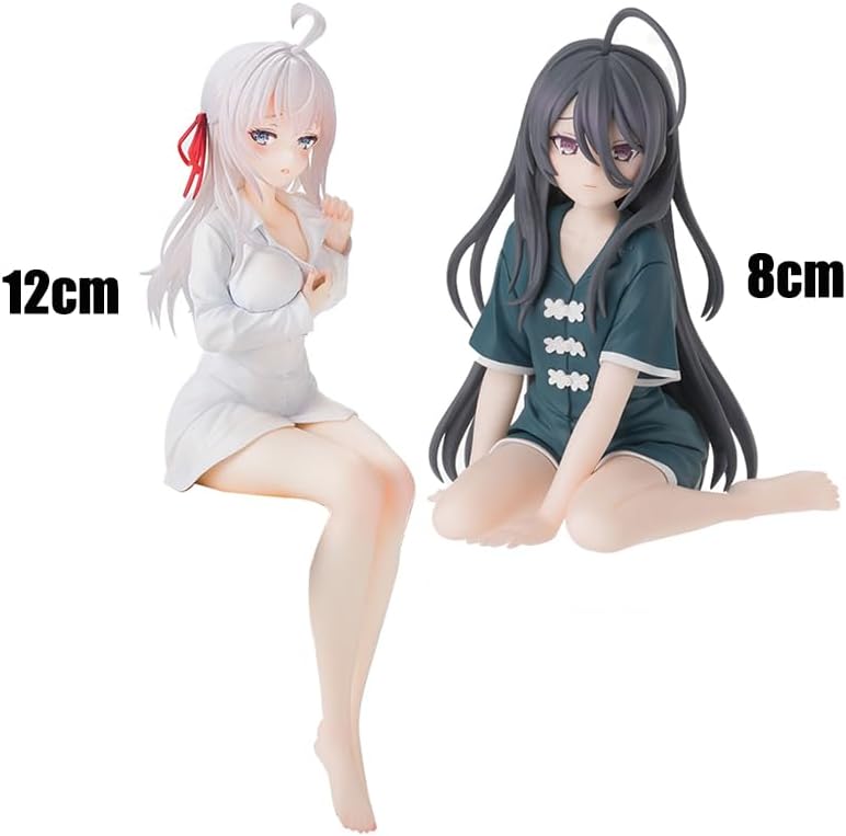 3pcs Alya Figure Alisa Mikhailova Kujou and Ayano Kimishima Figure - Sitting Pose Anime Alya Sometimes Figures Model - PVC Figurine Collectible Xmas Gifts