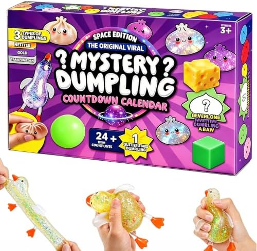 Calendario de adviento Mystery Dumpling 2026 Space Edition: Nettle / Gold / Train / Unicorn