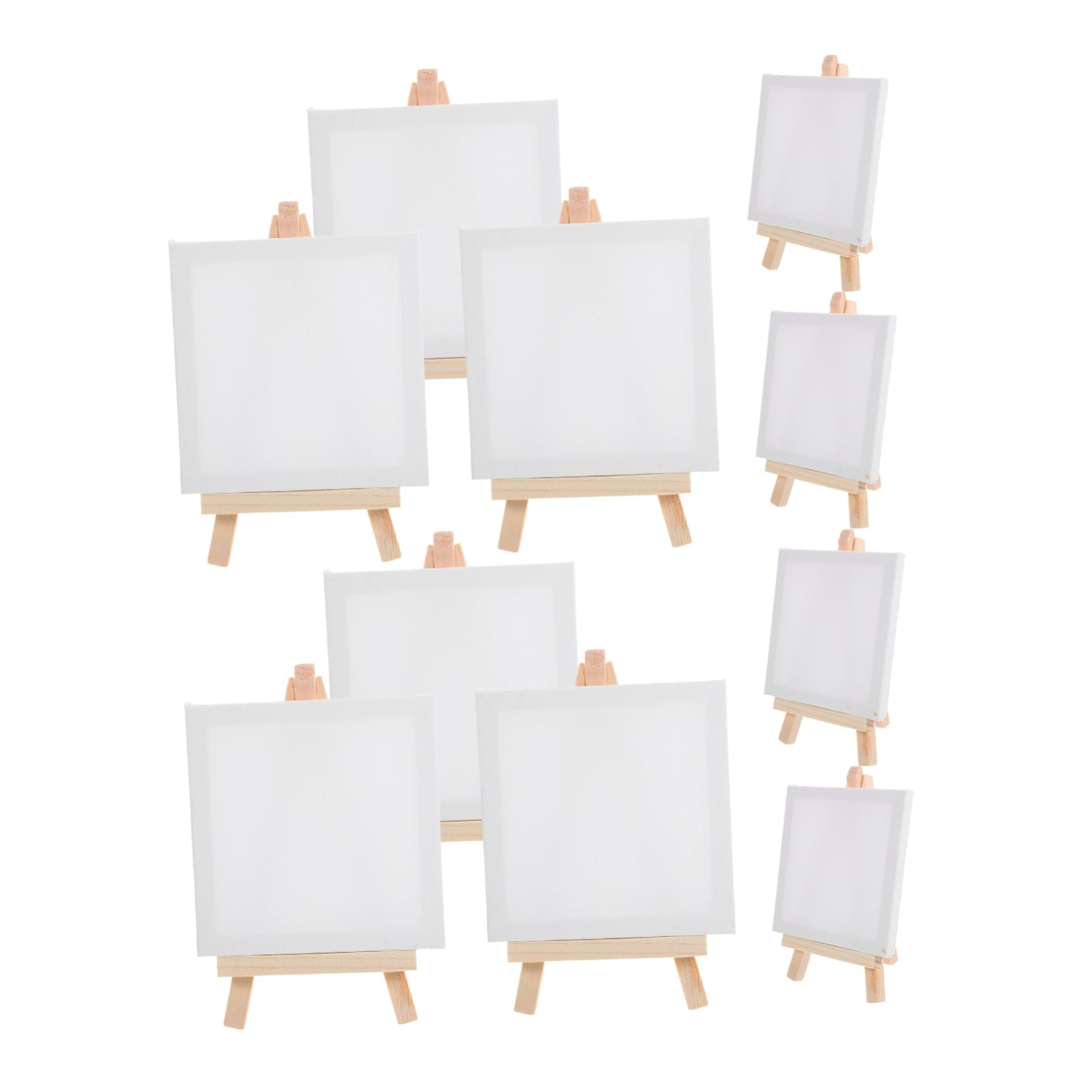 TEHAUX 24piezas Caballete Pequeño Decorativo Para Pintura De Soporte Para Manualidades y Casa y Oficina