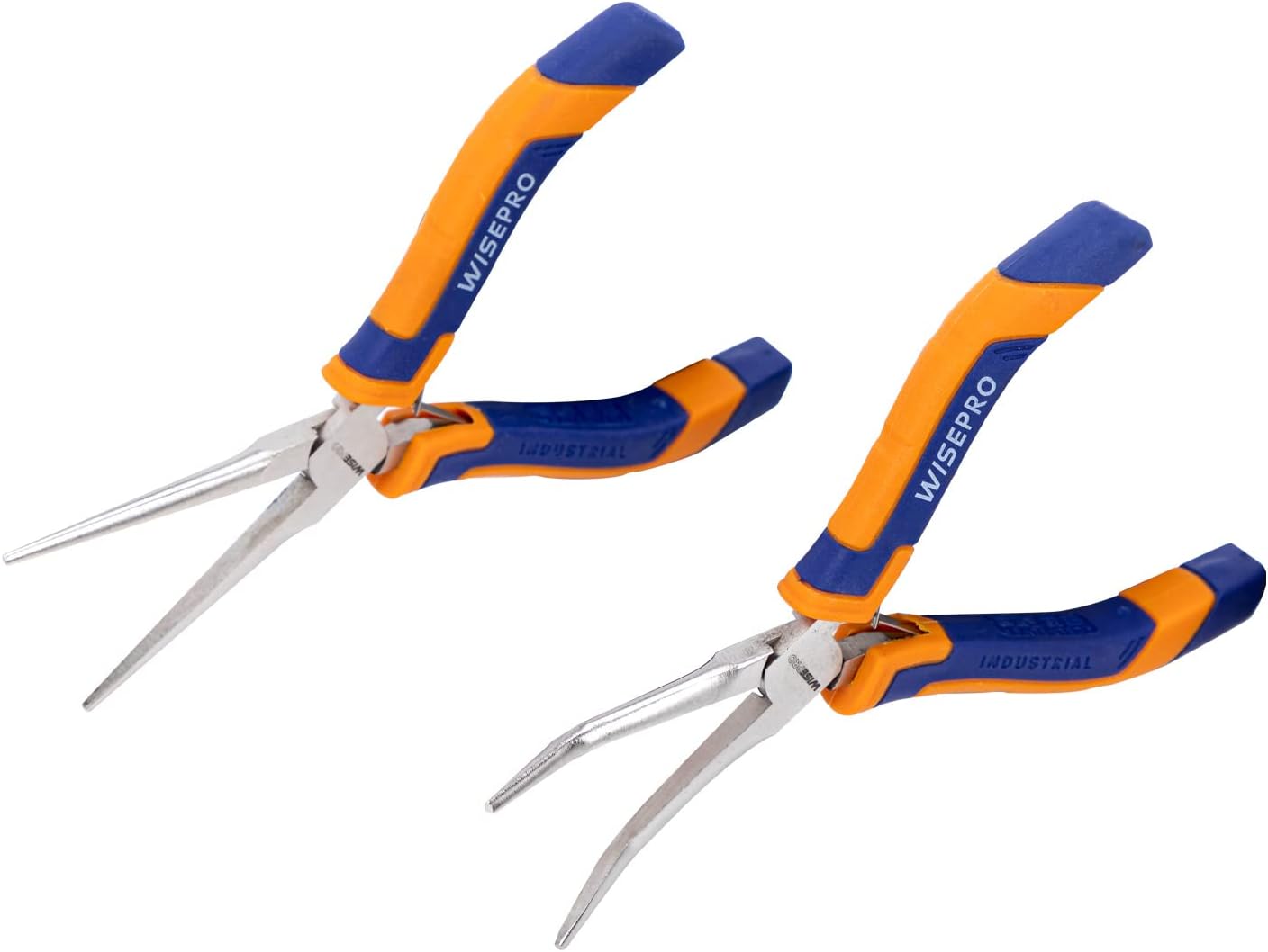 VISEMAN 2PCS Needle Nose Pliers, 6 Inches Long Nose Pliers for Handcrafts