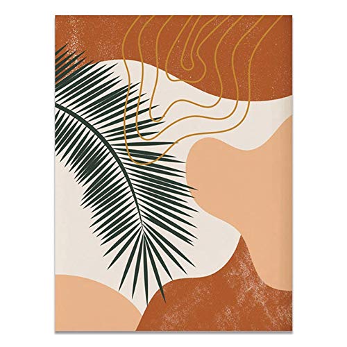 Art mural abstrait et affiche nordique 50x70cm pour décoration maison salon moderne triptyque - 3