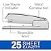 Swingline Stapler, 30 Sheet Capacity, 747 Business Stapler, Jam Free, Metal, Silver Chrome (74720)
