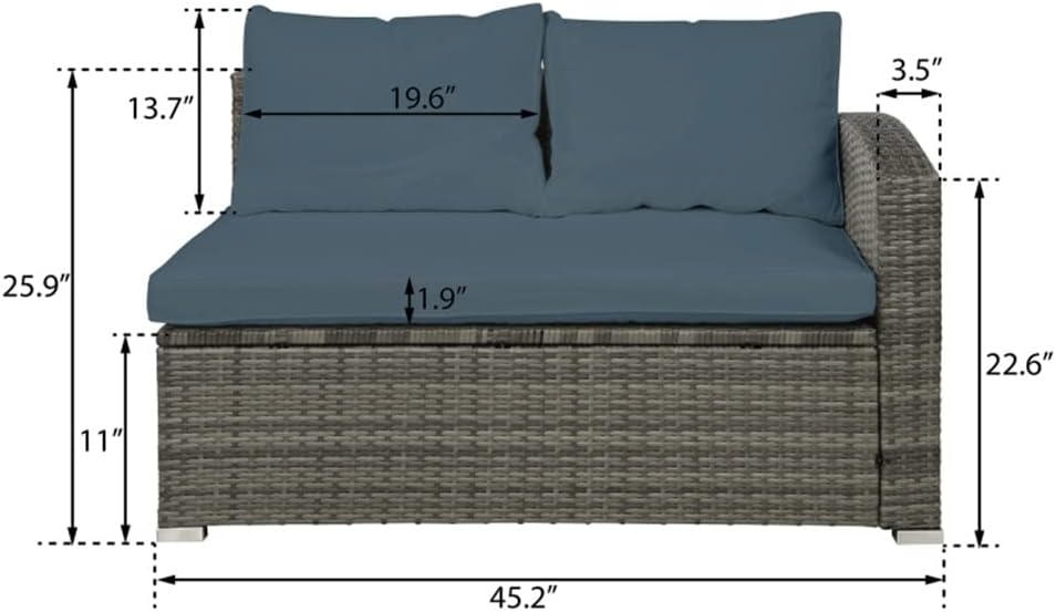 Outdoor Round Bed Courtyard Rattan Sofa Outdoor Recliner Beach Chair Balcony Swimming Pool Lazy Lying Bed Sofa (D As Shown)