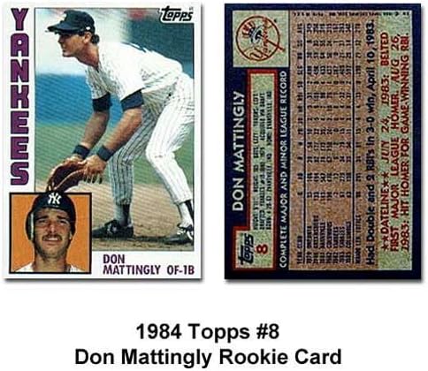 1984 Topps #Don Mattingly Rookie Baseball Card