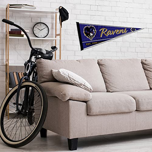 Image of Rico Industries NFL Football Classic 12 inch x 30 inch Felt Wall Decor Pennant - Great for Home /Bed Room /Man Cave Decor