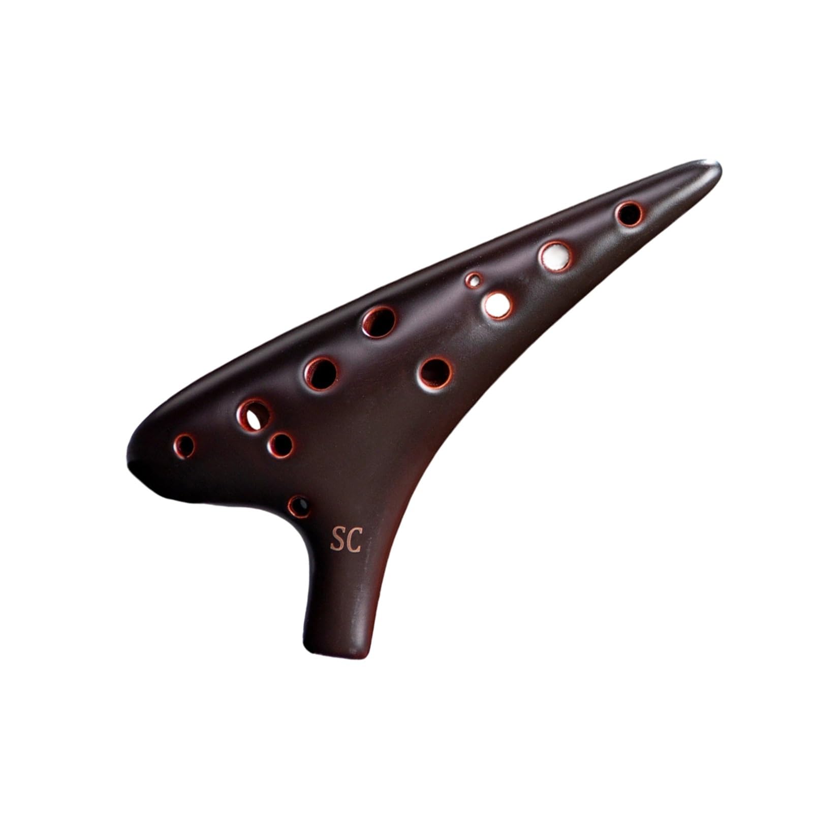 Ocarina Tasto DO Acuto Di Ocarina In Ceramica Affumicata A 12 Fori Ideale Per I Principianti