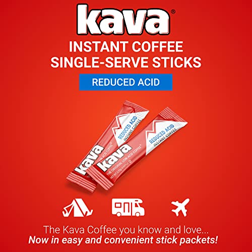 Kava Instant Low Acid Coffee Sticks