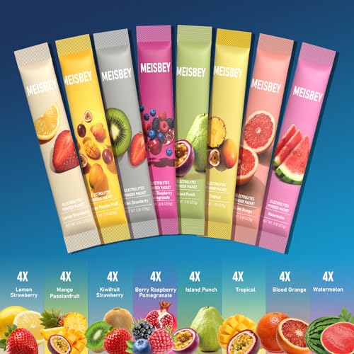 Electrolyte Powder Packets – 32 Sticks Sugar Free Hydration Packets, Liquid Daily IV Electrolyte Hydration Powdered Drink Mix with Vitamins & Minerals, Keto Friendly, Vegan, Non-GMO - Image 4