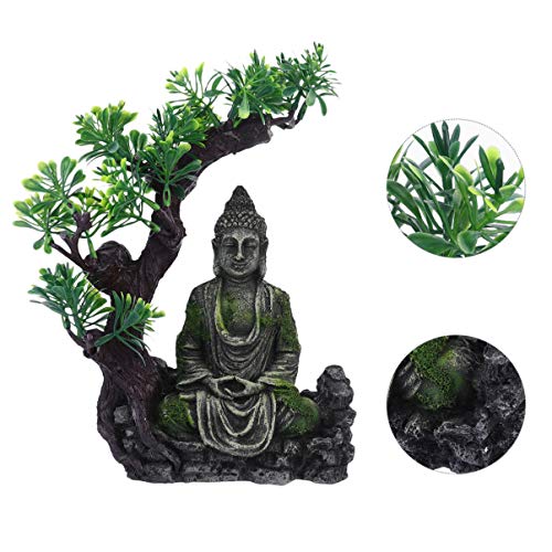 POPETPOP Decorações de Resina de Aquário Ornamento Do Tanque de Peixes Estátua de Buda Decoração Sub