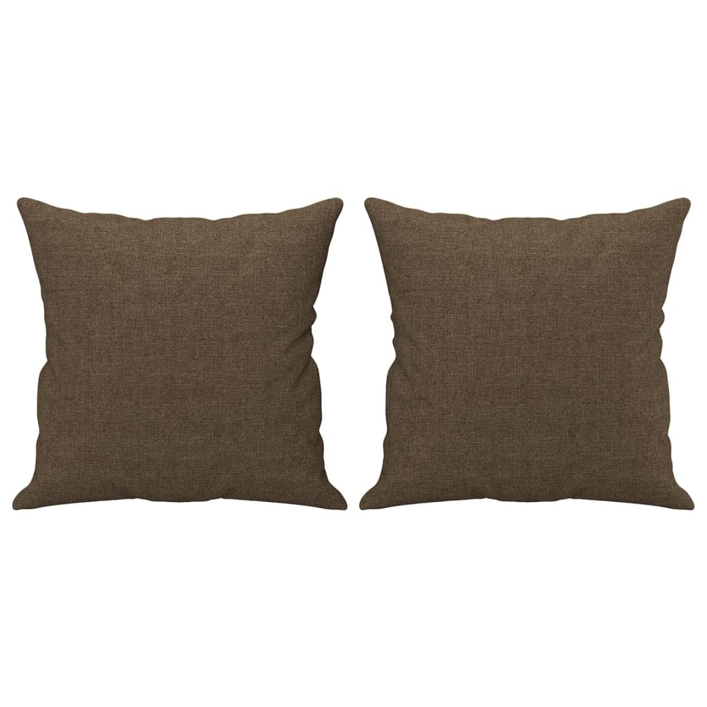 Coussin canapé marron 40x40 lot de 2 pour rendre votre salon plus chaleureux