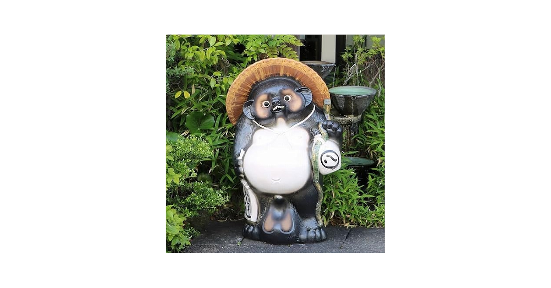 信楽焼　大きな牛　干支　全長約43cm Amazon.co.jp: 信楽焼 特大サイズ 5尺【50号 福ひねり狸 ta-0287