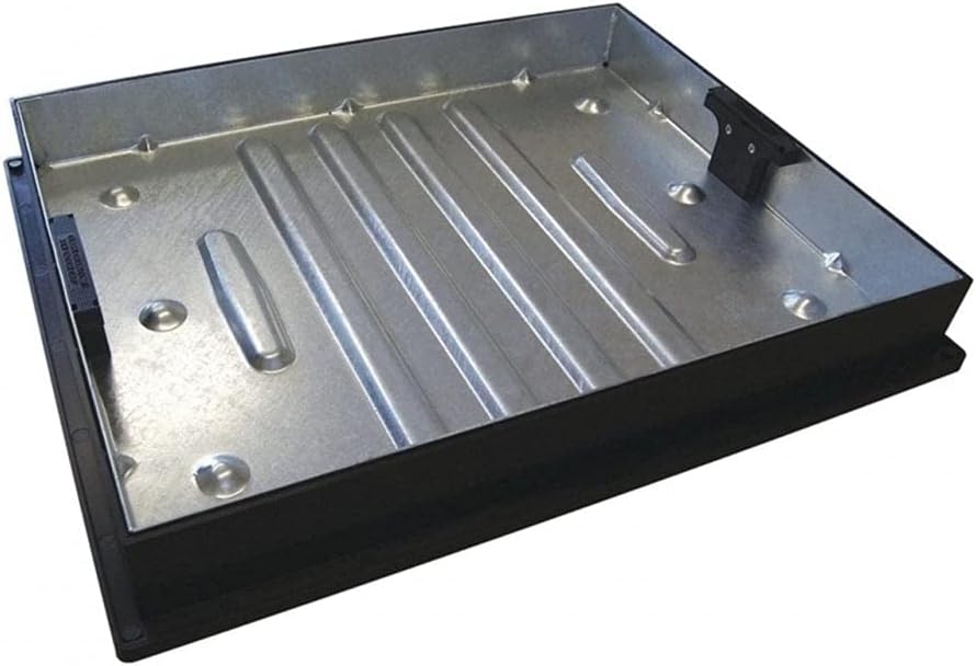 Clark Drain CD790R/80 600mm x 450mm x 80mm Recessed Block Paving Manhole Cover (Overall Size Including Frame is 695mm x 545mm x 96mm)