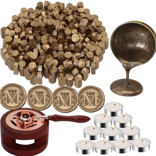 Kit sceaux de cire bronze complet pour fondre sans brûler ni tacher