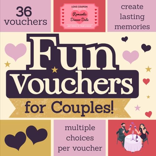 Fun Vouchers for Couples: Creative Date Night Ideas, Challenges, Activities, Favours & More | Create Lasting Memories with Your Partner