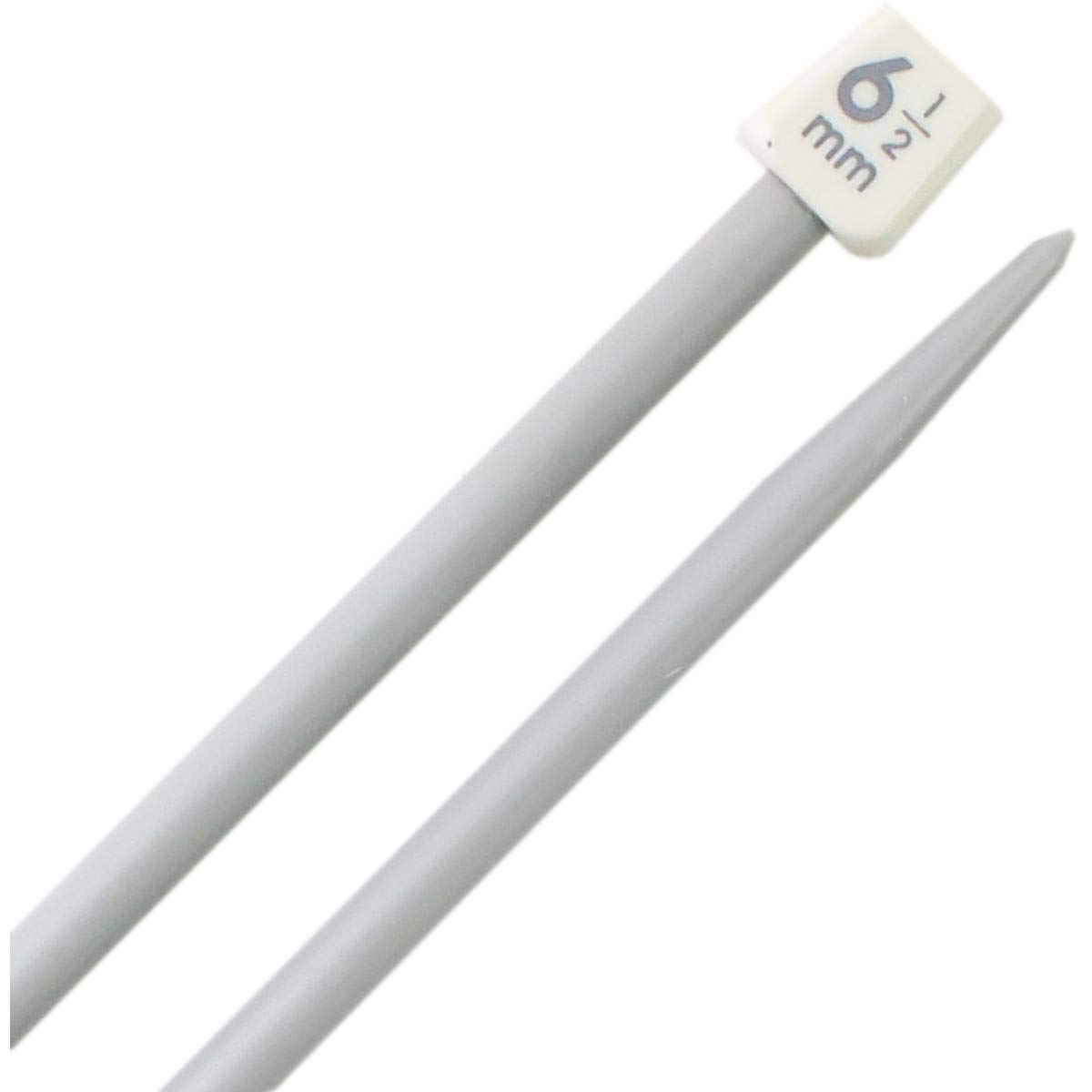 Aa Shoppers 2 X 35Cm Long Plastic Knitting Needles Single Pointed Needles 5Mm, 5.5Mm, 6Mm, 6.5Mm, 7Mm, 7.5Mm, 8Mm, 9Mm & 10Mm (2 X 6.5Mm)