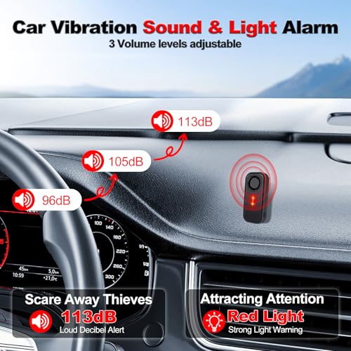 KCMYTONER 113dB Car Alarm