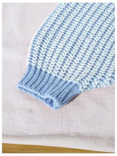 Image of BEAUDRM Girl's Cute Bow Sweater Crew Neck Long Sleeve Drop Shoulder Loose Pullover Tops