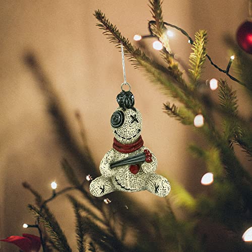 World Of Wonders Scary Merry Christmas Halloween And Christmas Tree Ornaments (6 Piece Set) | Christmas Decorations For The Tree | Scary Christmas Decorations - 3.5" #TOP4