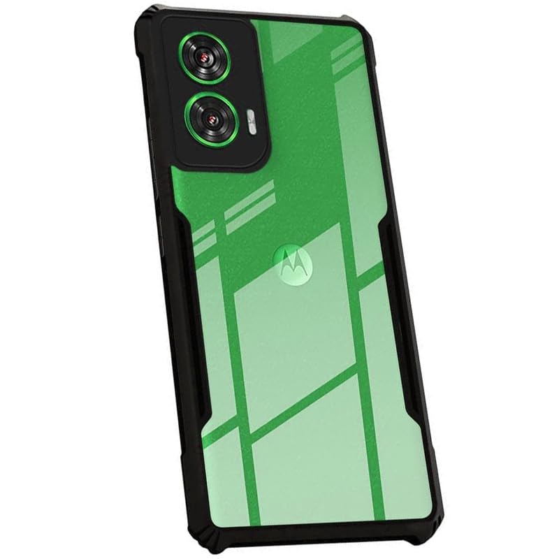 COBERTA Back Cover for Motorola Edge 50 Fusion Back Cover Case - Black Transparent (B0D4QH1M53) Amazon Price History, Amazon Price Tracker