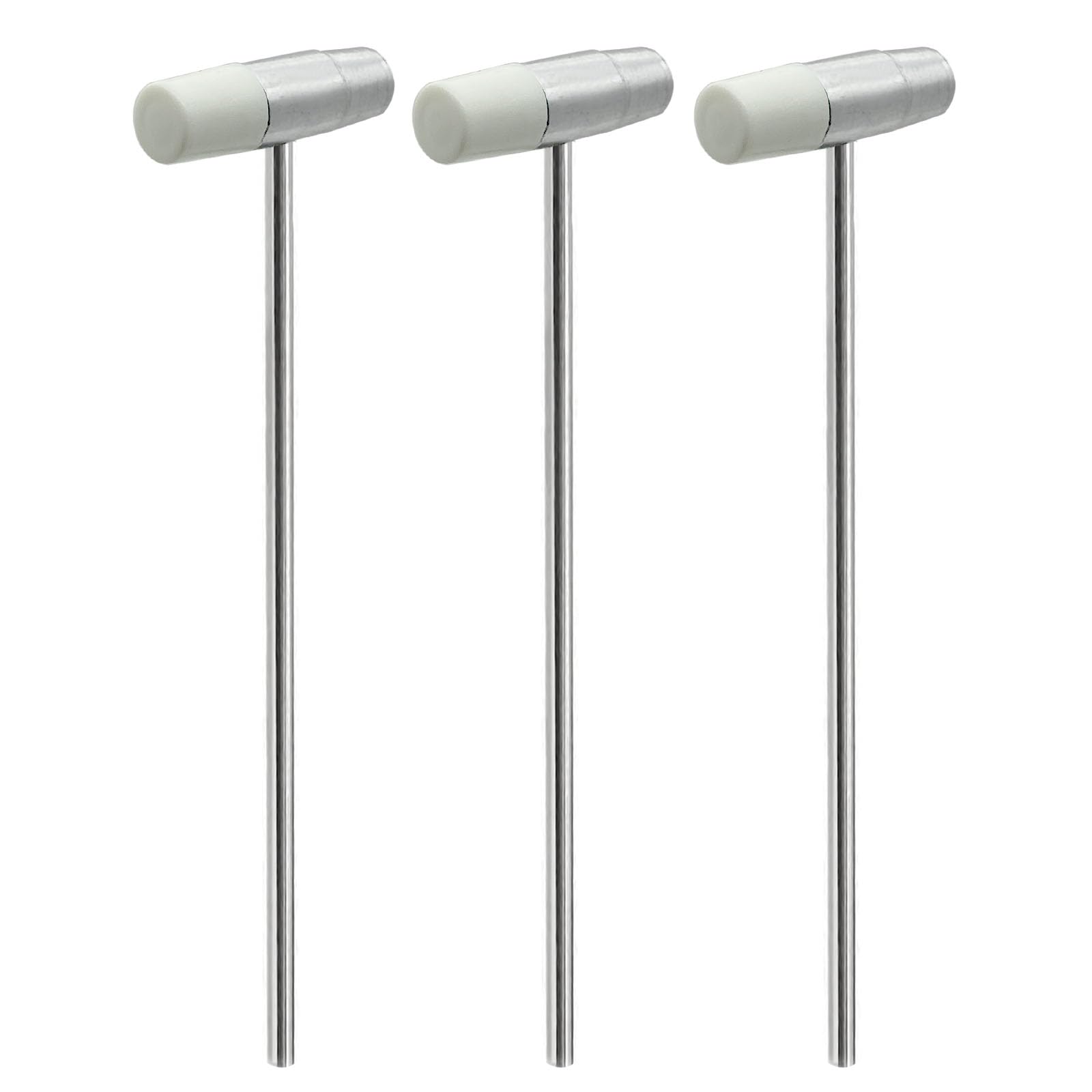 Lightweight Small Hammer for Wood Crafts, Small Head Mallet, 3 Pcs