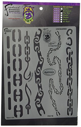 Preisvergleich Produktbild Artool - Airbrush Schablone - Kustom FX - Unchained
