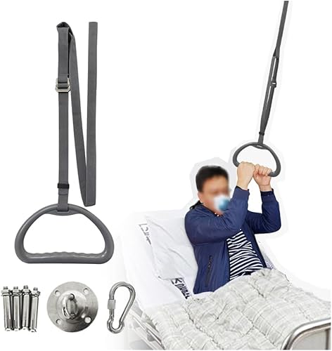Trapecio de cama para ancianos, soporte de dominadas, soporte de elevación para cama de hospital, trapecio para transferencia de movilidad en la