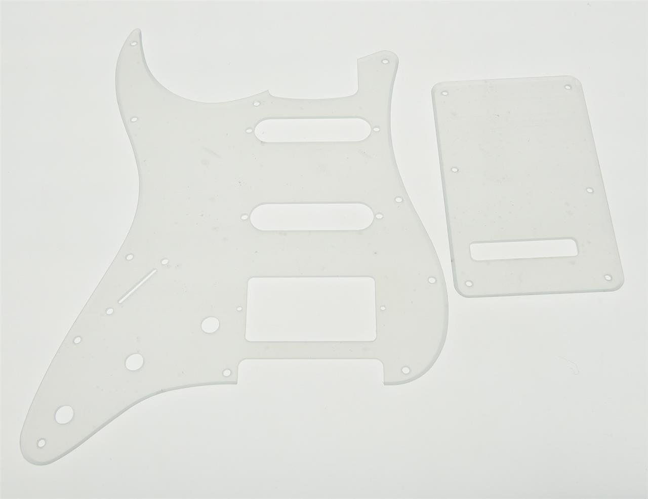 Pickguard 11 Fori Bianco A 3 Strati Per Chitarra Stratocaster Stile Americano