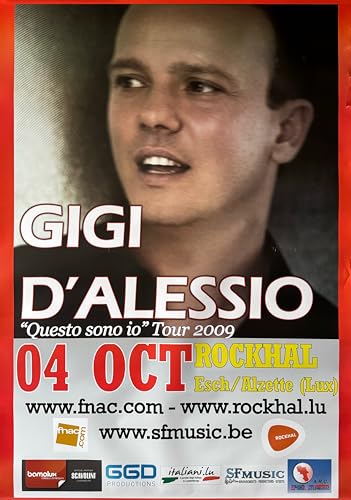 Affiche Gigi D'Alessio 70x100 cm pour habiller un mur vide sans faire de grands travaux