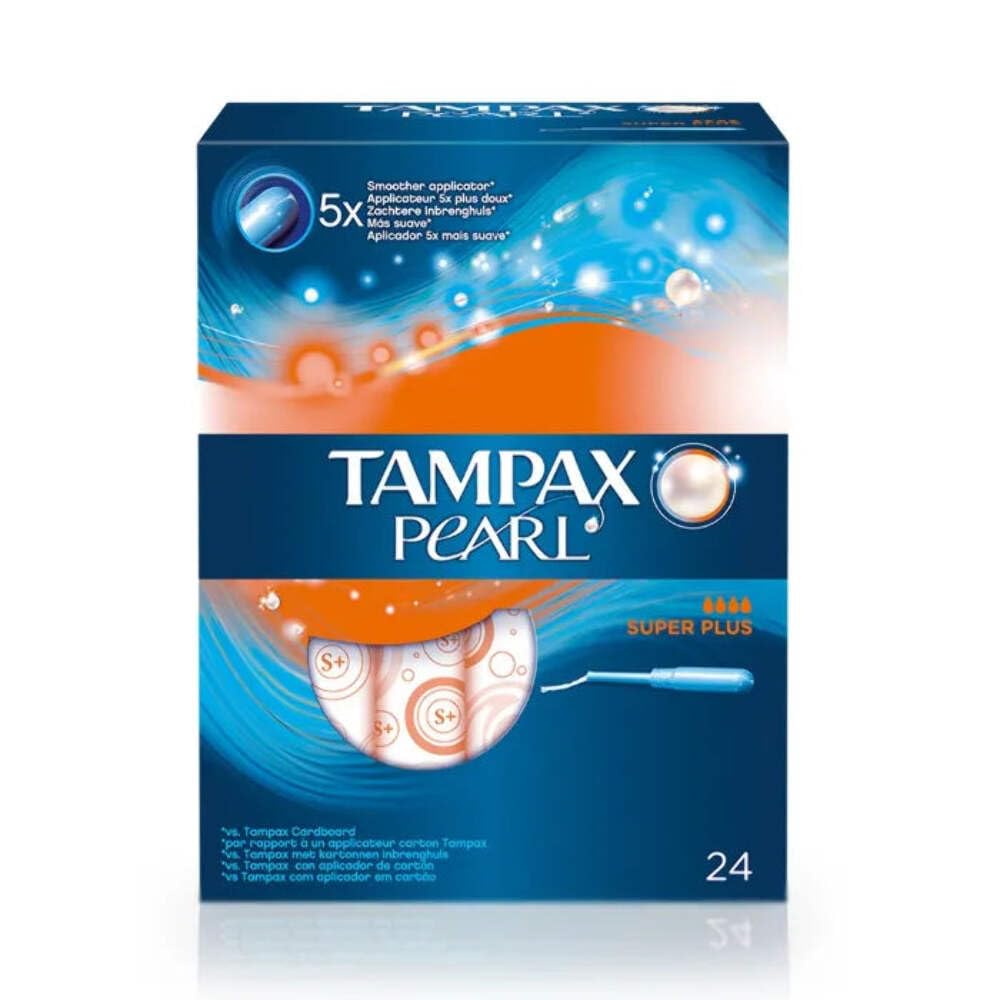 TAMPAX PEARL tampón super plus 24 uds