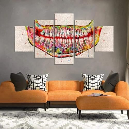Impression sur toile paysage de montagne tableau modulaire 150x80 cm