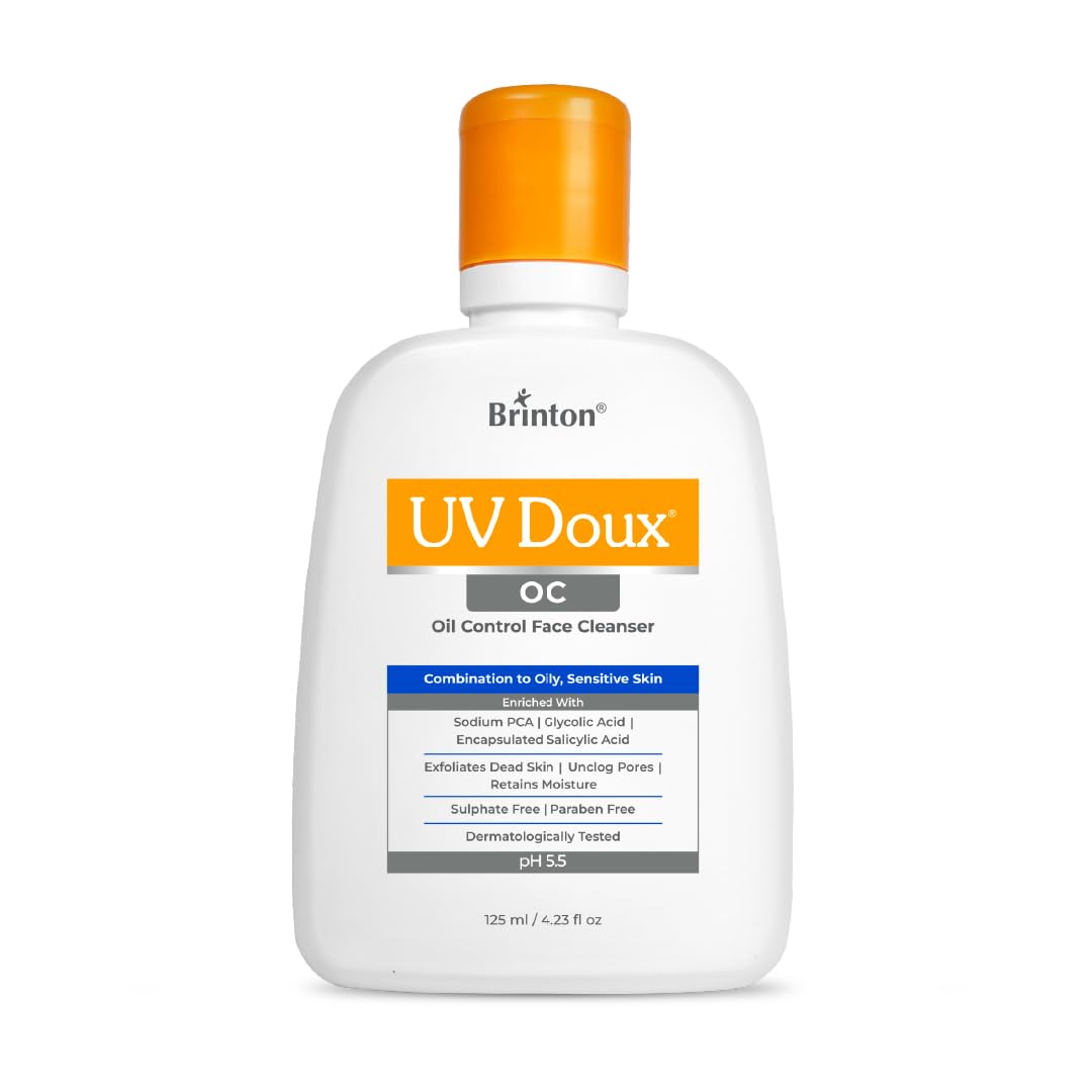 UV Doux OC Face Cleanser for Oily & Acne-Prone Skin | With Encapsulated Salicylic Acid, Glycolic Acid & Sodium PCA | Unclogs Pores, Controls Oil & Improves Skin Texture | Dermatologist-Tested – 125ml-image-26