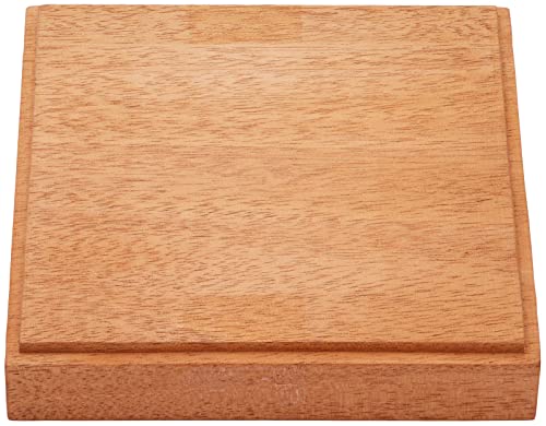 GSIクレオス VANCE PROJECT 木製ベース スクエア 10cm角 高さ20mm ホビー用ディスプレイベース DB006 - GSI クレオス(GSI Creos) - 商品画像