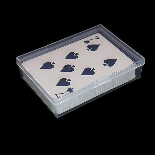 Miniatura 9 de Cajas de cartas de juego, 12 piezas de plástico vacías para tarjetas de juego, caja organizadora de almacenamiento a presión para tarjetas de tamaño