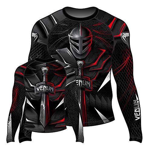 Rash Guard Venum Gladiador Sword Preto e Vermelho-G