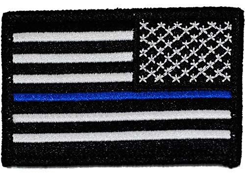 Tactical USA Thin Blue Line Flag - Reverse