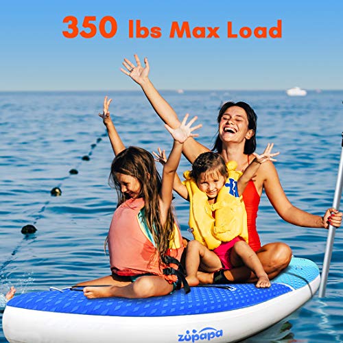 Zupapa 2020 Upgraded Inflatble 10FT Stand Up Paddle Board with 3-Year Warranty, Fit