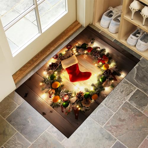 Tapis robuste antidérapant 60x90cm paillasson extérieur lavable