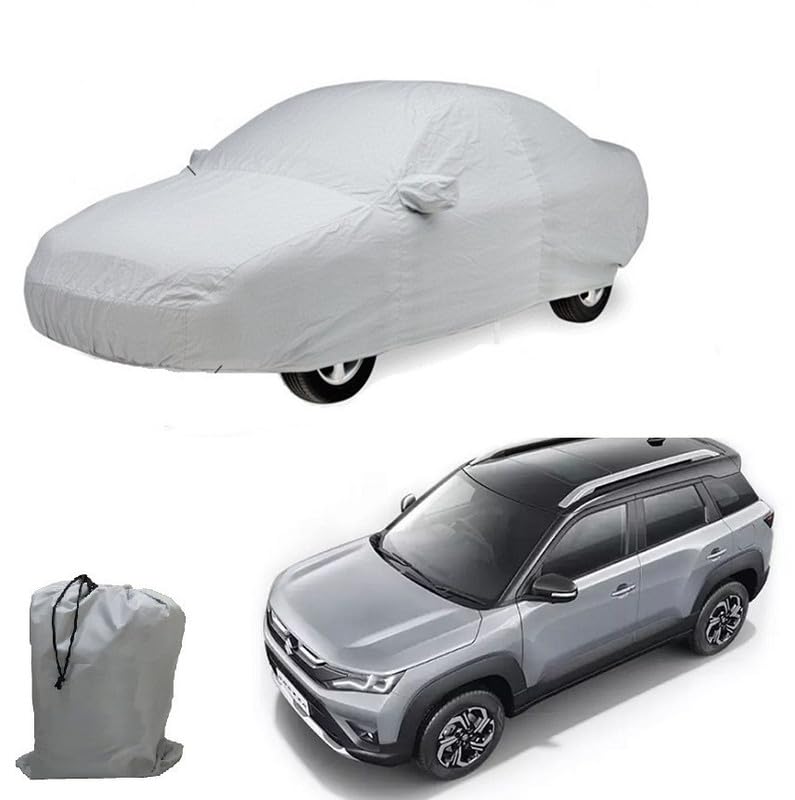 ARCUATE Custom fit Car Cover Compatible with Maruti Suzuki Brezza 2023 Dustproof UV Protected PU Coated Soft Fabric
